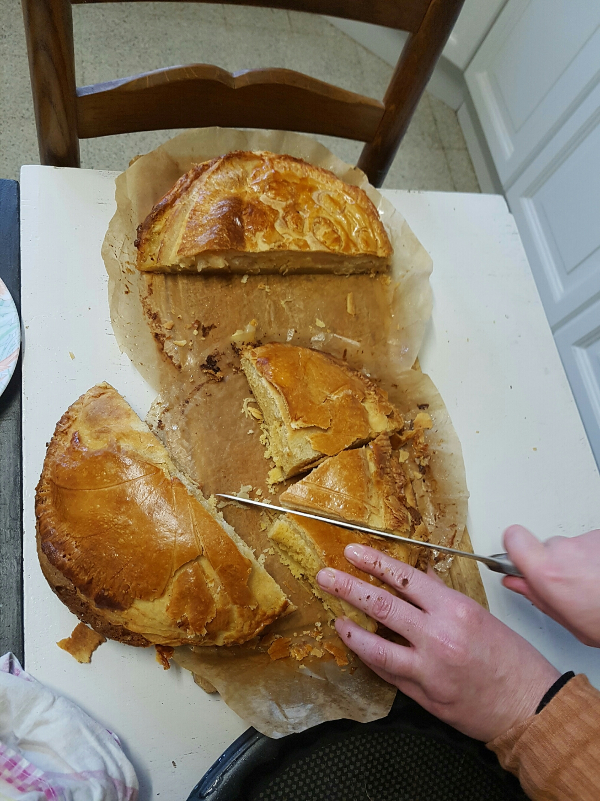 La découpe de la galette