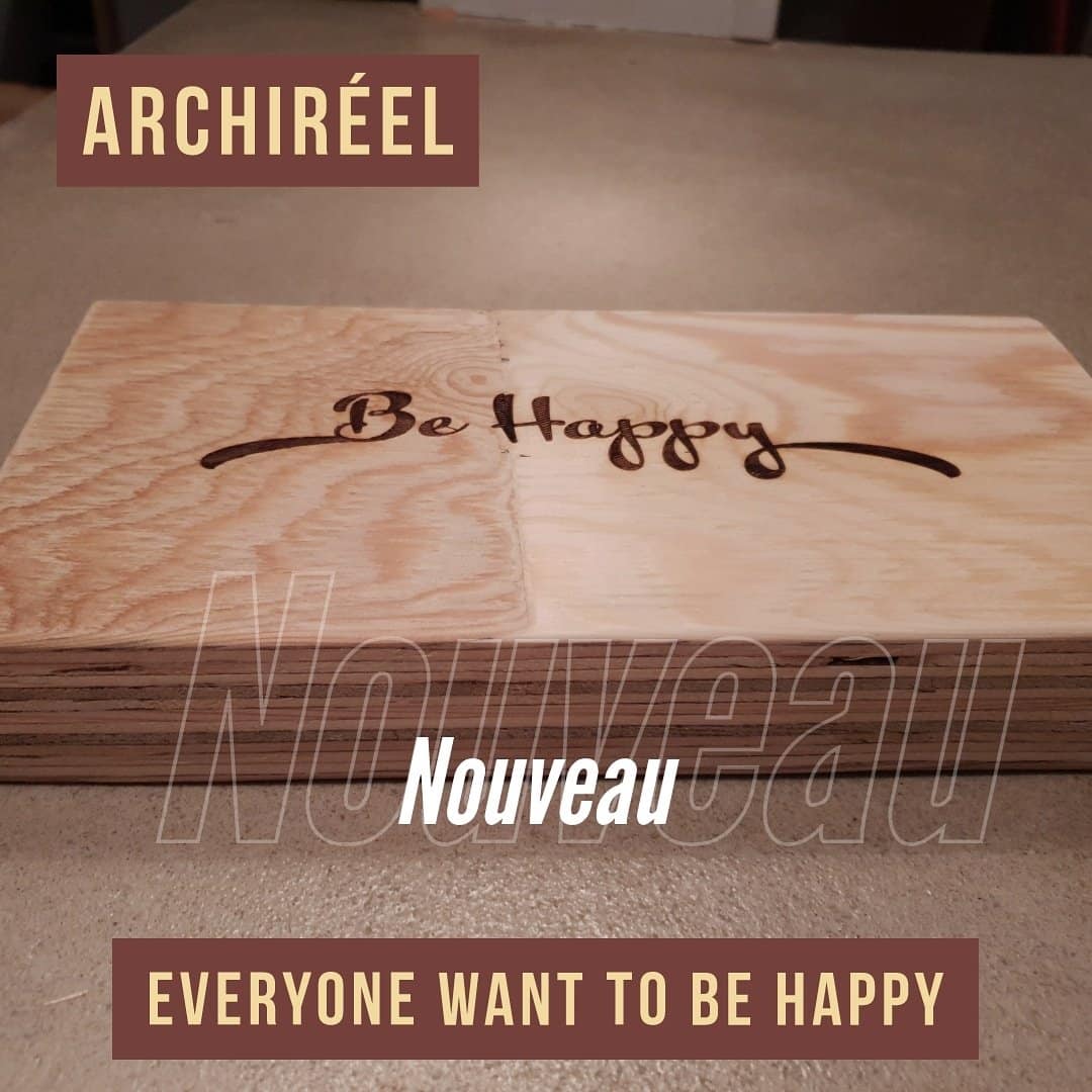 De nouveaux panneau de bois citation ArchiRéel Vos