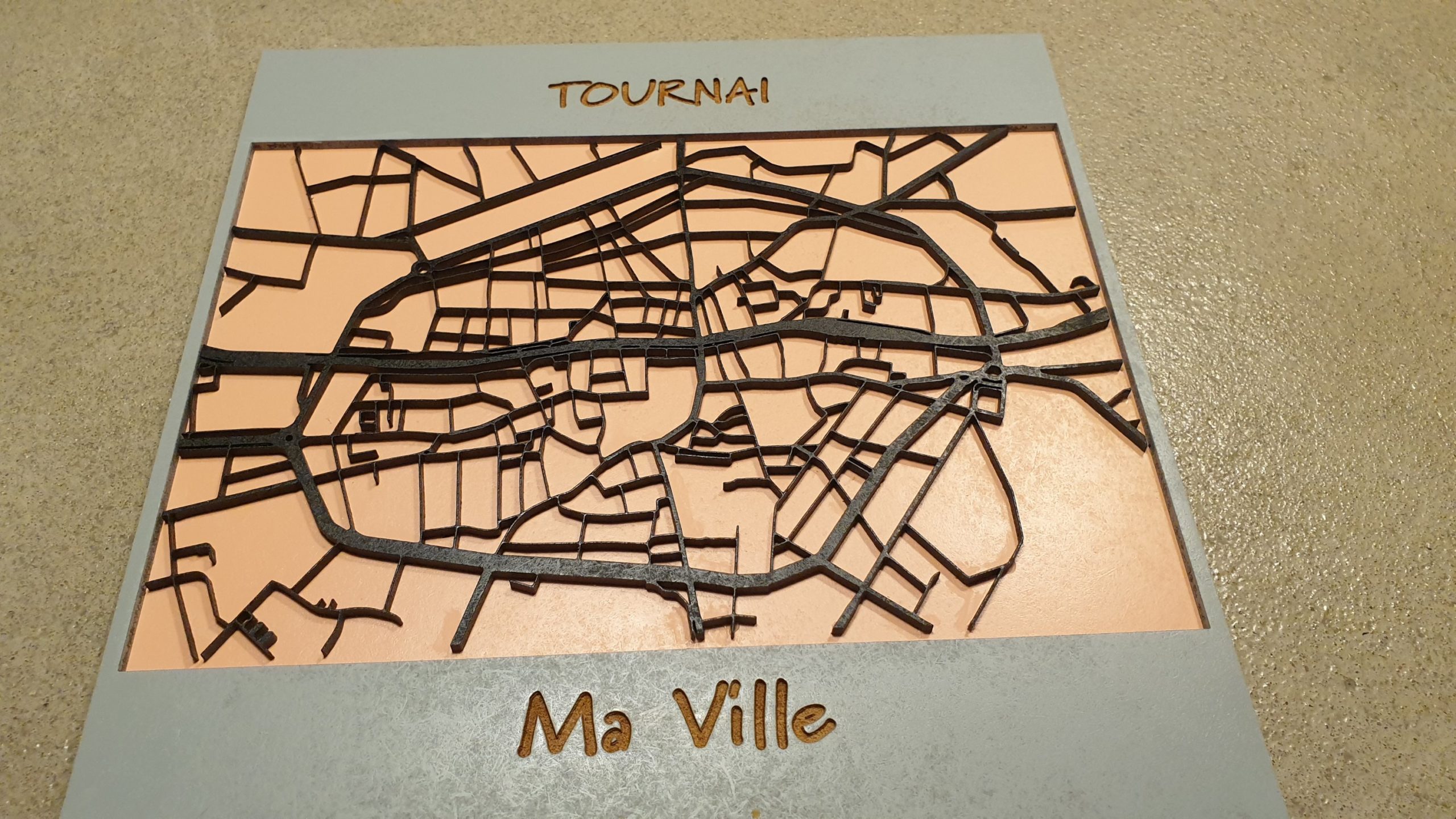 Plan de la ville de Tournai
