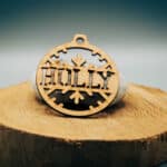 Boule de Noël - Design Mot Holly